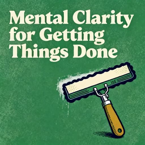Getting Things Done: The Art of Mental Clarity