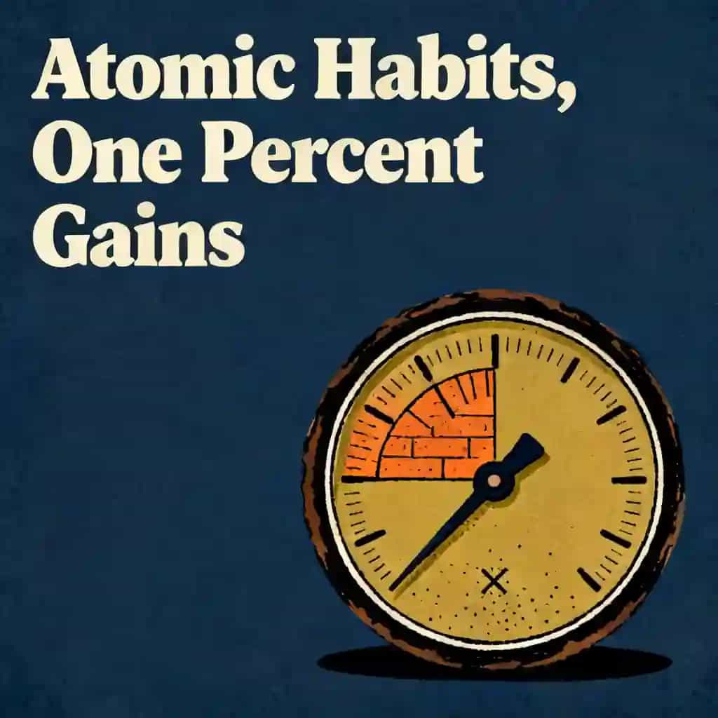 Couverture du livre Atomic Habits: The Power of 1% Gains