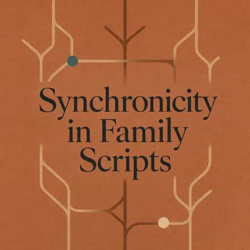 Copertina del libro Synchronicity and the Family Script