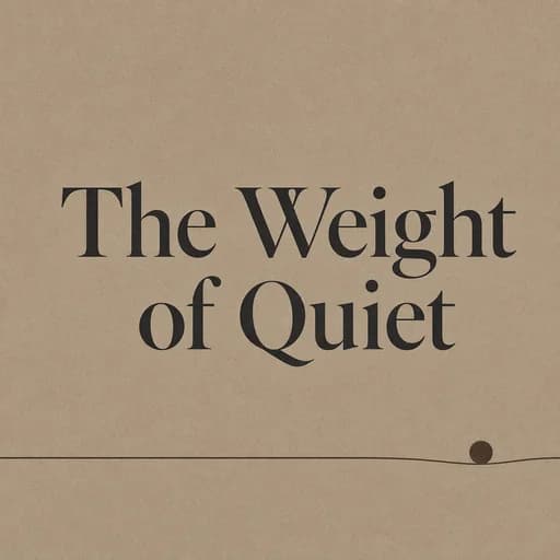 The Weight of Quiet Moments: Overcoming the Fear of Silence