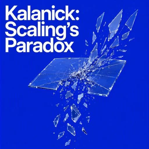 Travis Kalanick: The Meta-Problem of Scale and Management Capacity
