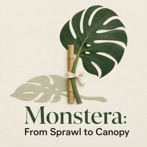 Staking Your Monstera: How to Support Vertical Growth and Fenestration