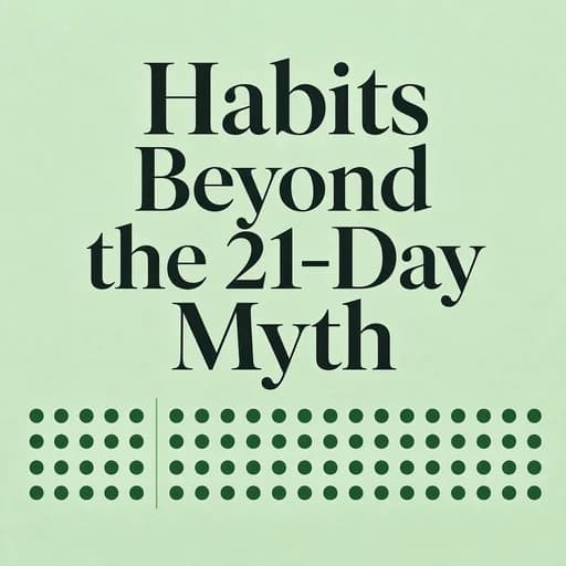 Building Habits: Debunking the 21-Day Myth with Habit Science