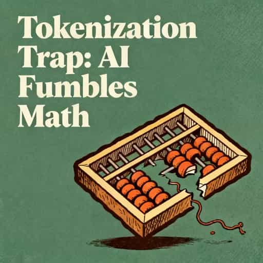 Couverture du livre The Tokenization Trap: Why AI Fails at Math