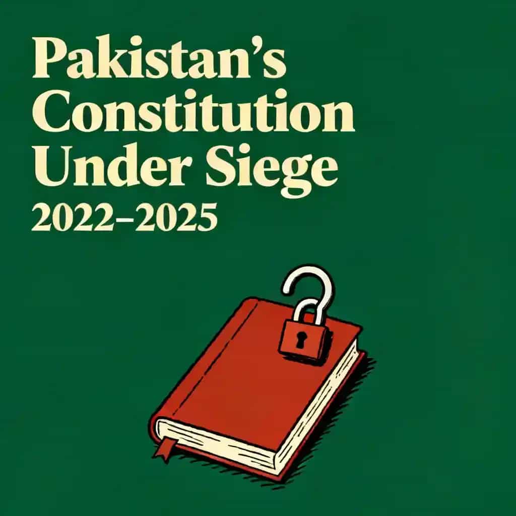 Buchcover von Pakistan's Constitutional Crisis: Democracy Under Siege 2022-2025