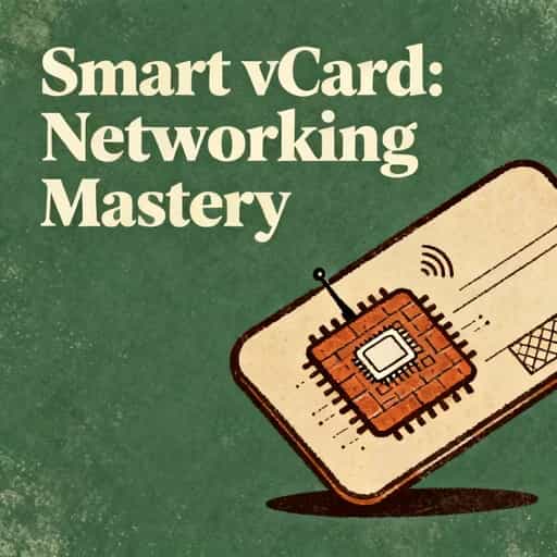 Buchcover von Smart vCard: Mastering Digital Networking