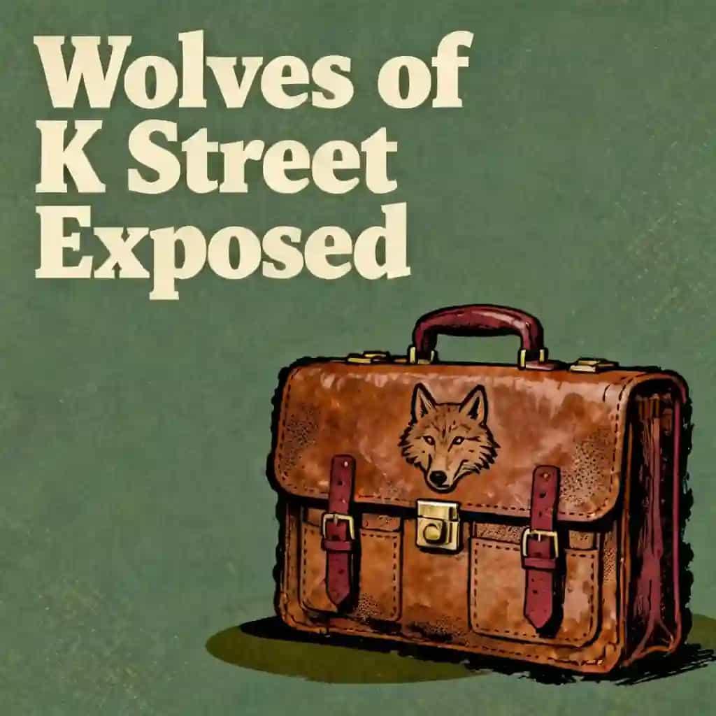 Buchcover von The Wolves of K Street: Shadow Lobbying Exposed
