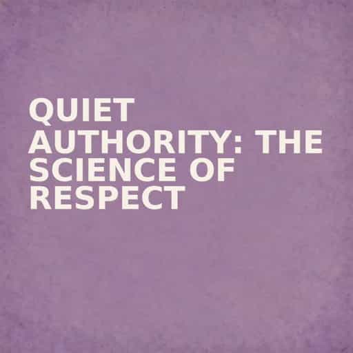 Quiet Authority: The Science of Respect 书籍封面