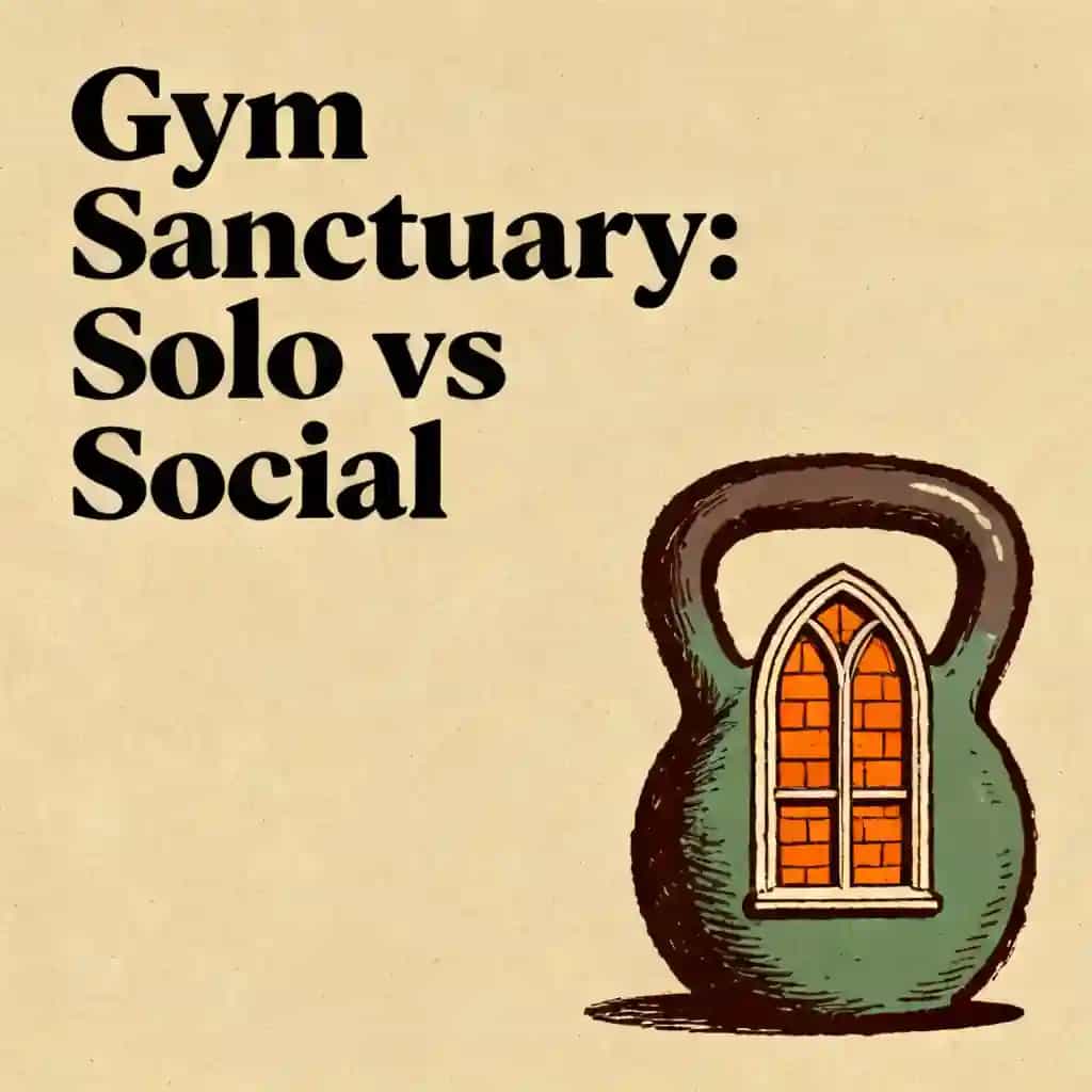 The Gym Sanctuary: Solo vs. Social Fitness 책 표지