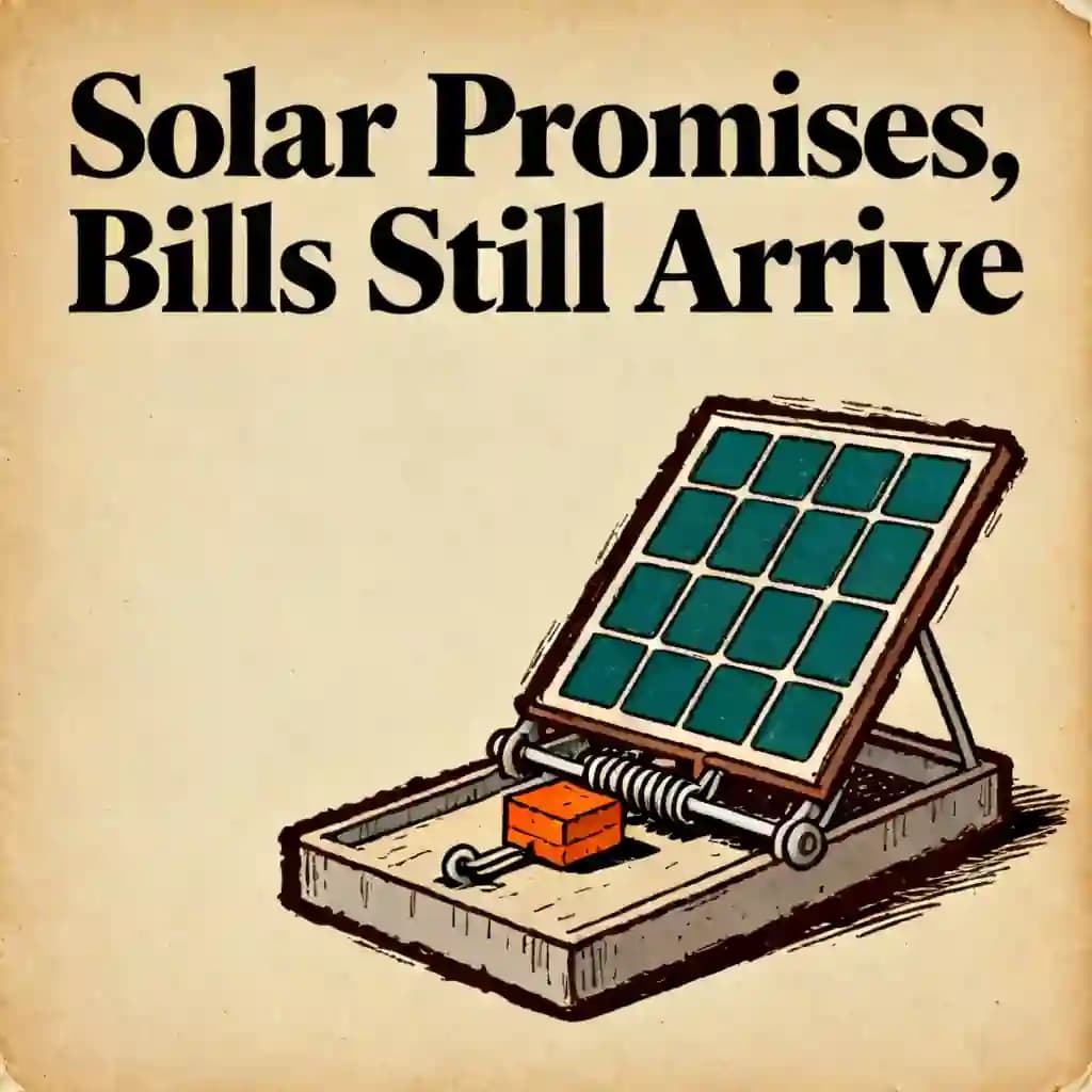Home solar scams and why your bill isn't $0