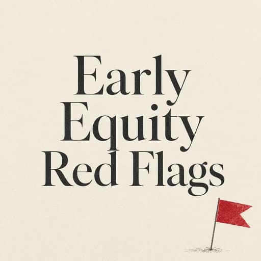 Early-Stage Equity: Hunting for Red Flags in Startup Due Diligence