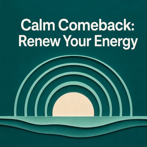The Calm Comeback: Reclaiming Your Energy After Digital Drama