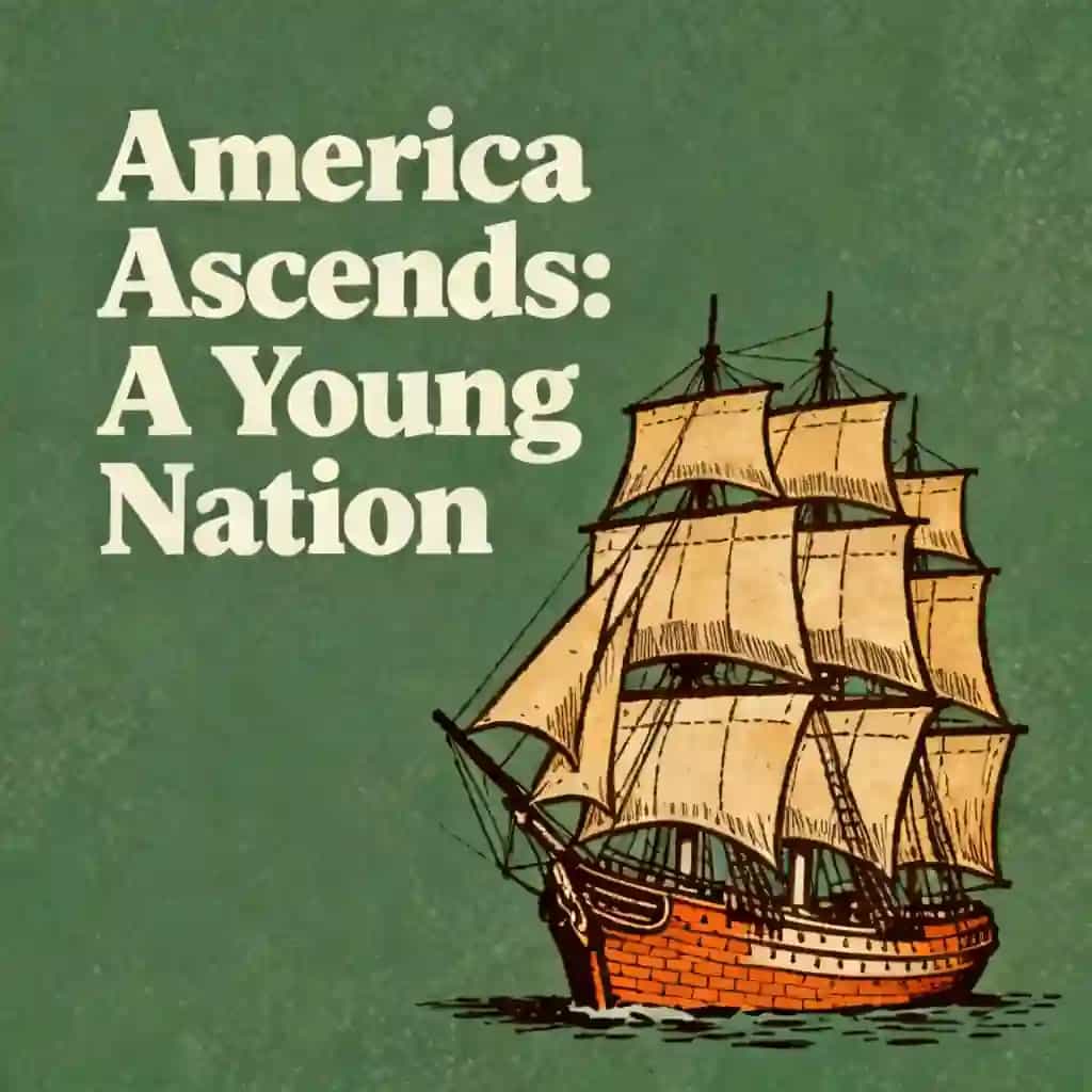 Обложка книги America's Rise: A Young Nation's Journey