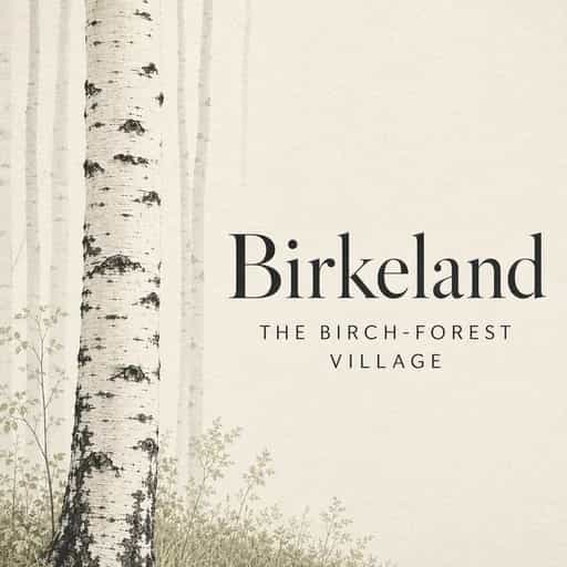Обложка книги Birkeland: The Village in the Birch Forest