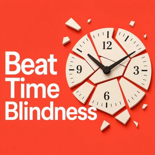 Time Blindness: Solving Chronic Lateness and the Planning Fallacy