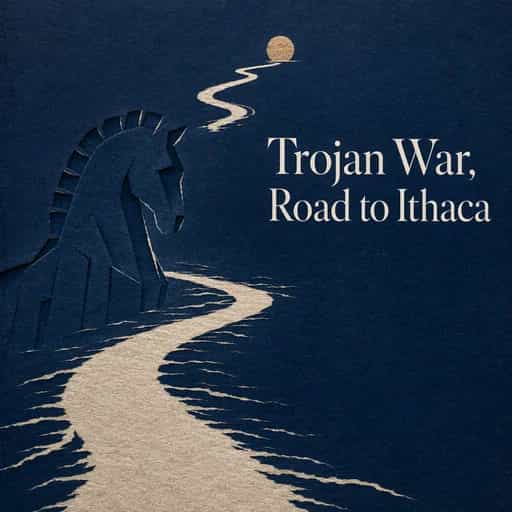 Обложка книги The Trojan War and the Road to Ithaca