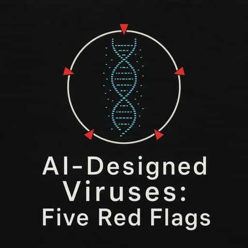Copertina del libro AI-Designed Viruses: 5 Red Flags for Biological Risk