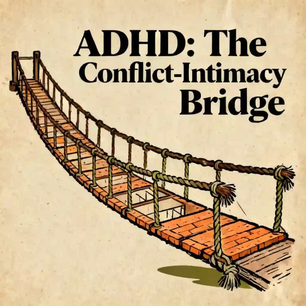 Portada del libro ADHD and the Conflict Intimacy Bridge