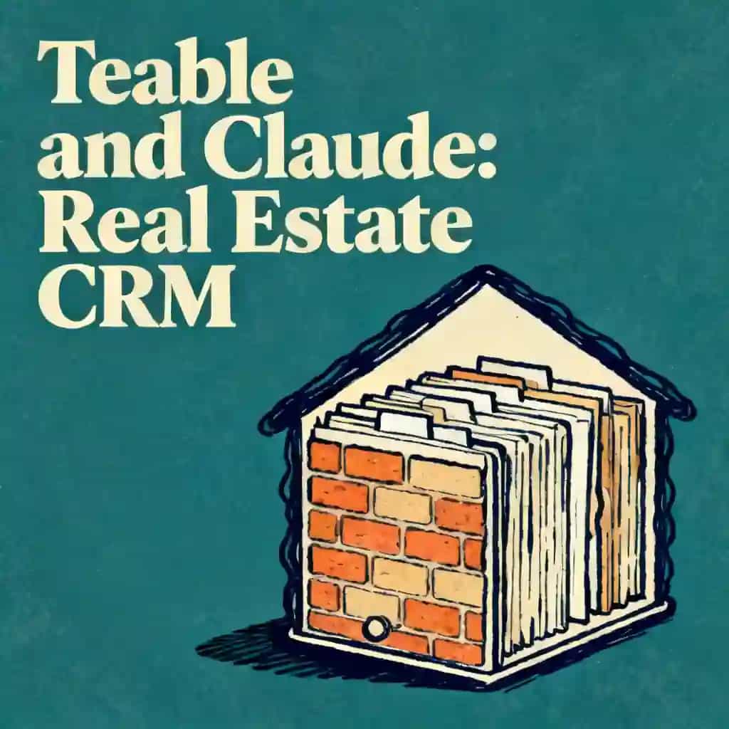 Copertina del libro Build a Real Estate CRM with Teable and Claude