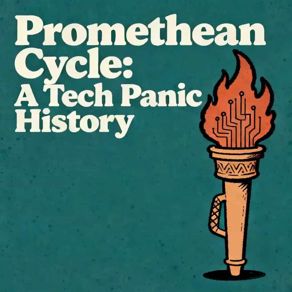 The Promethean Cycle: A History of Tech Panic 书籍封面