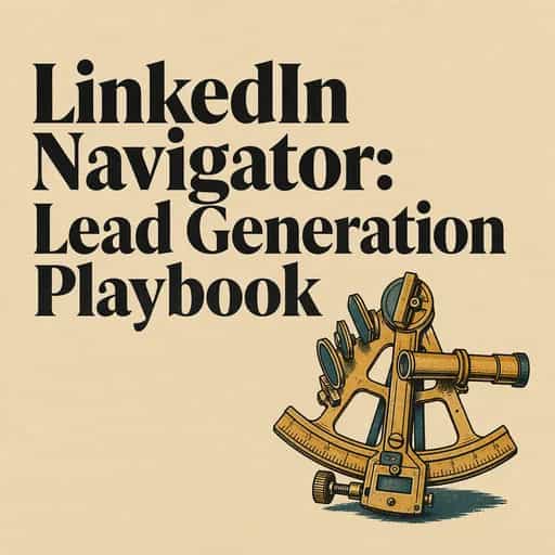 Copertina del libro LinkedIn Sales Navigator: The Lead Generation Playbook