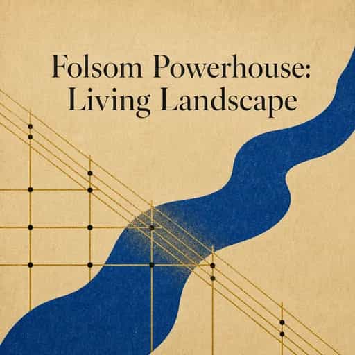 The Living Landscape of Folsom Powerhouse book cover