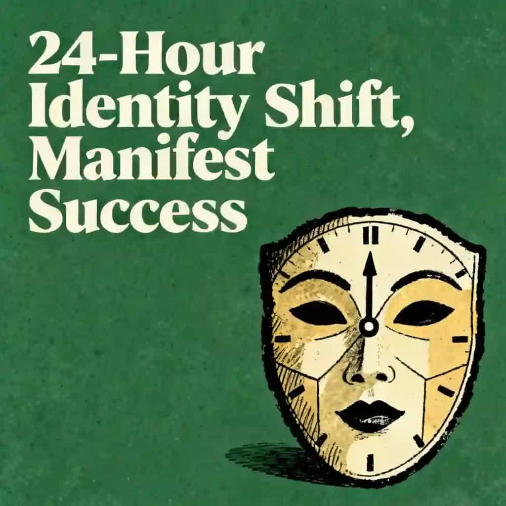 The 24-Hour Identity Shift to Manifest Success の書籍表紙