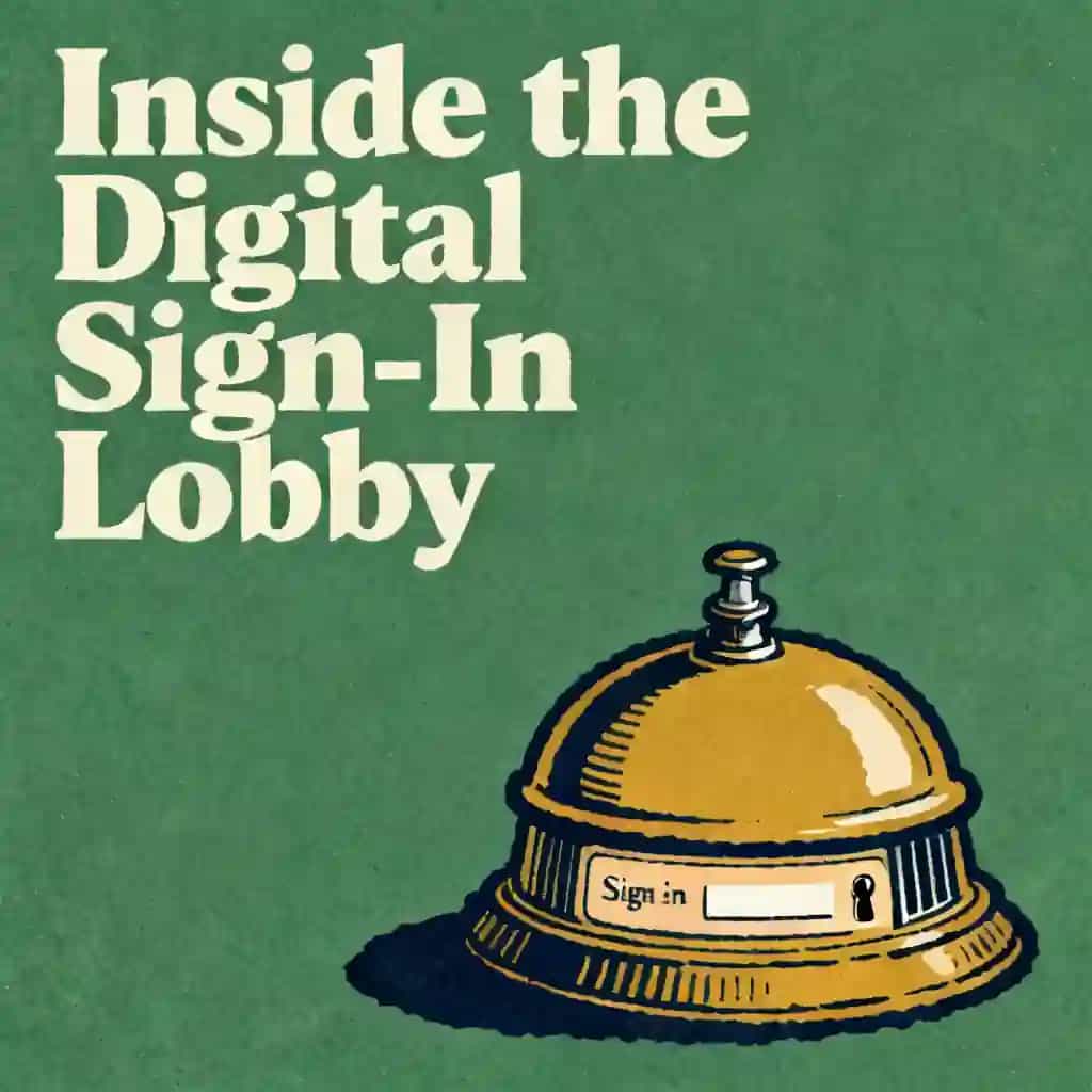 Couverture du livre The Digital Lobby: Inside the Sign-In Screen