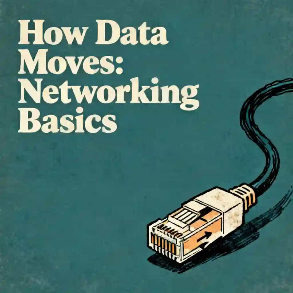 Обложка книги IT networking basics and how data actually moves
