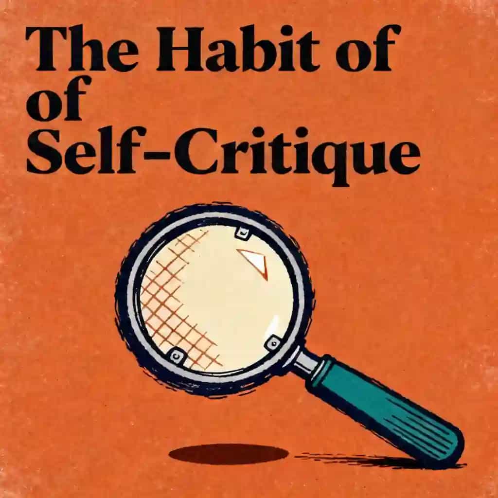 Capa do livro The Habit of Self-Criticism