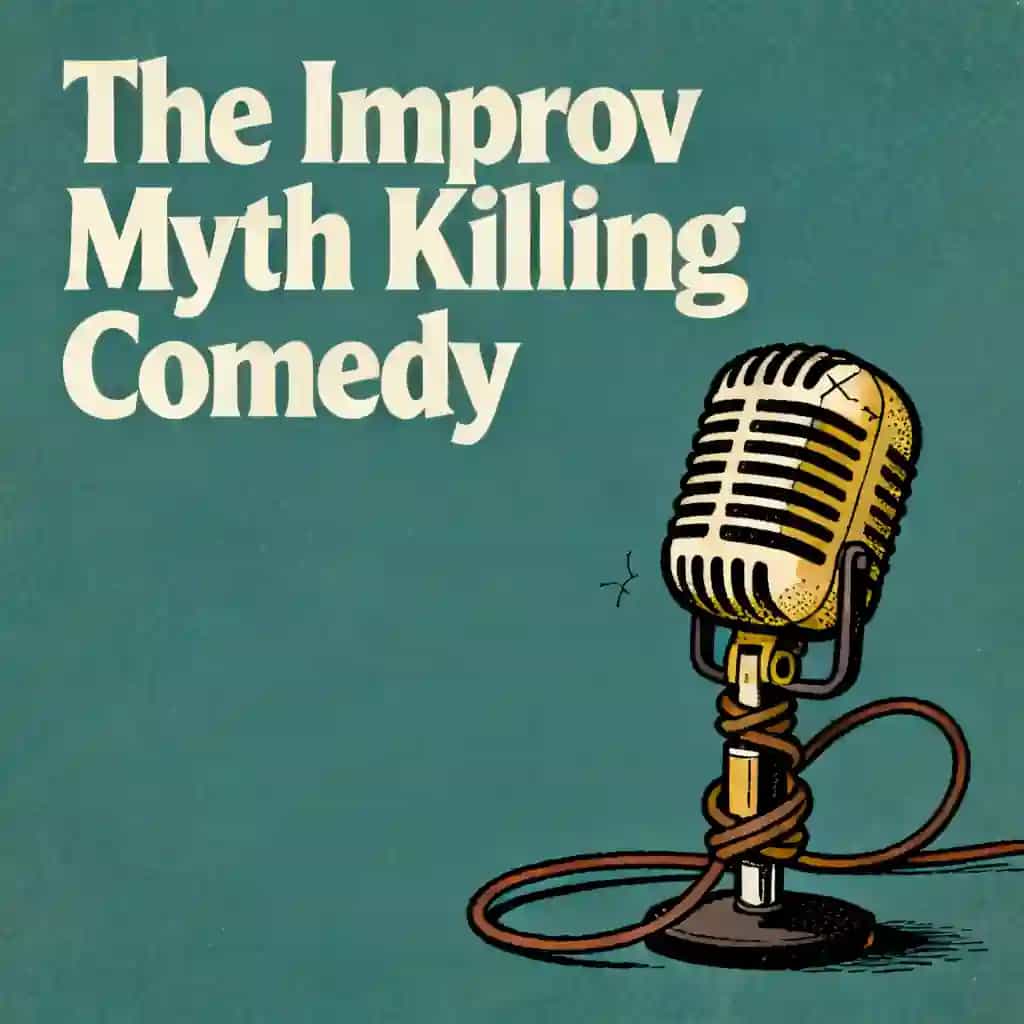 Couverture du livre The Improv Misconception That Kills Comedy