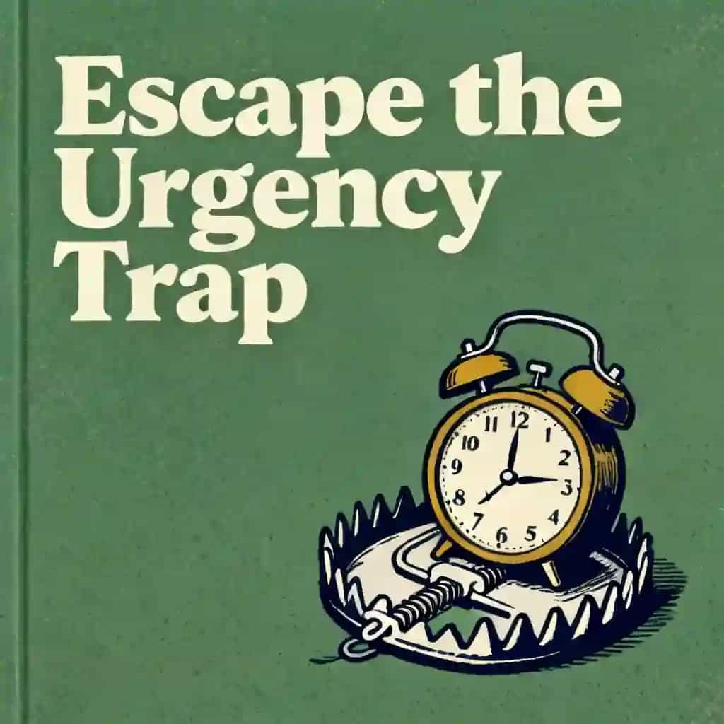 Copertina del libro Staying focused and escaping the urgency trap