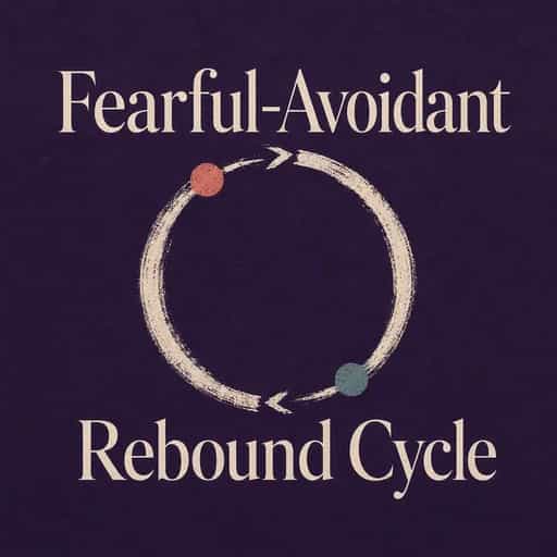 The Fearful Avoidant Rebound Cycle book cover