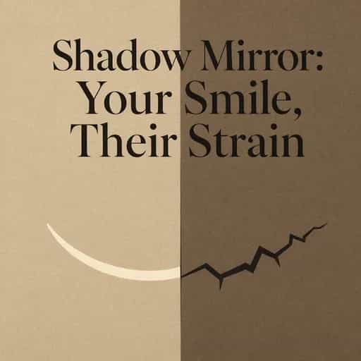Copertina del libro The Shadow Mirror: When Your Smile Triggers Their Strain