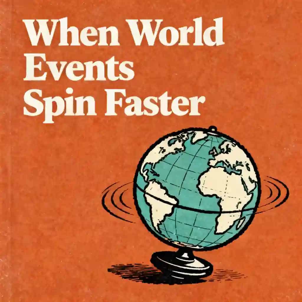 Обложка книги World Events Spinning Faster Than Ever