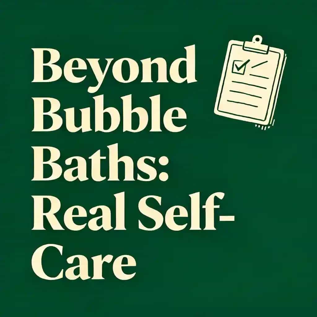 Buchcover von Beyond Bubble Baths: Real Self-Care That Works