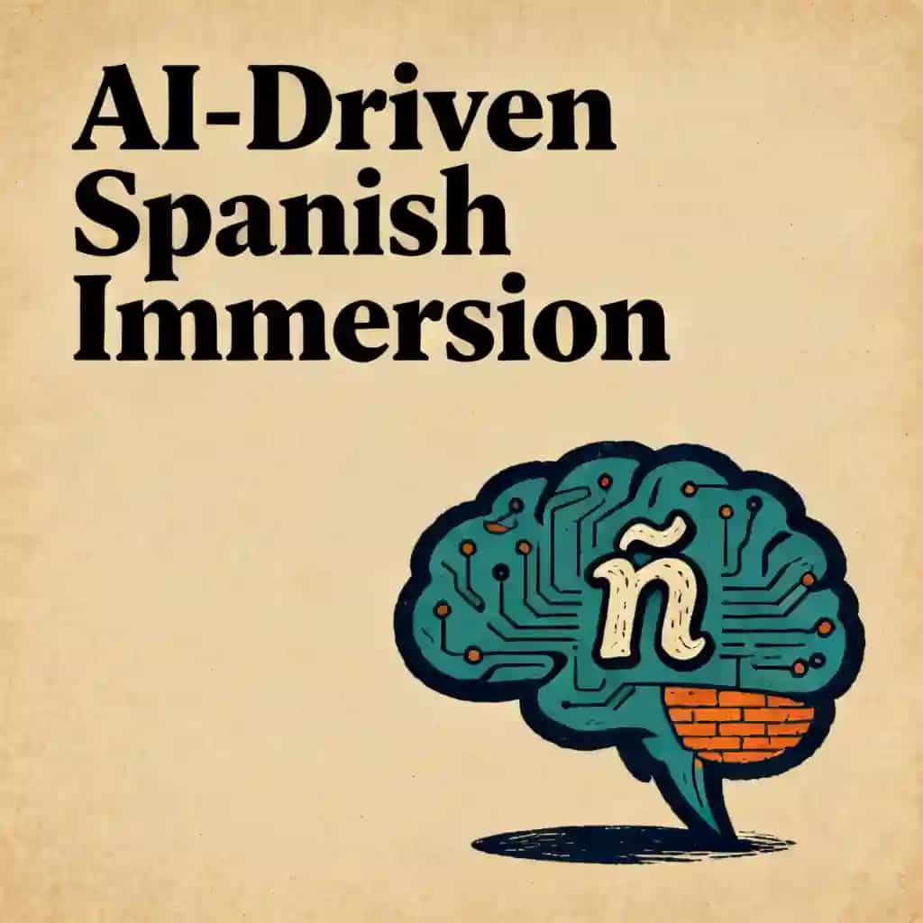 AI-Powered Spanish Immersion book cover