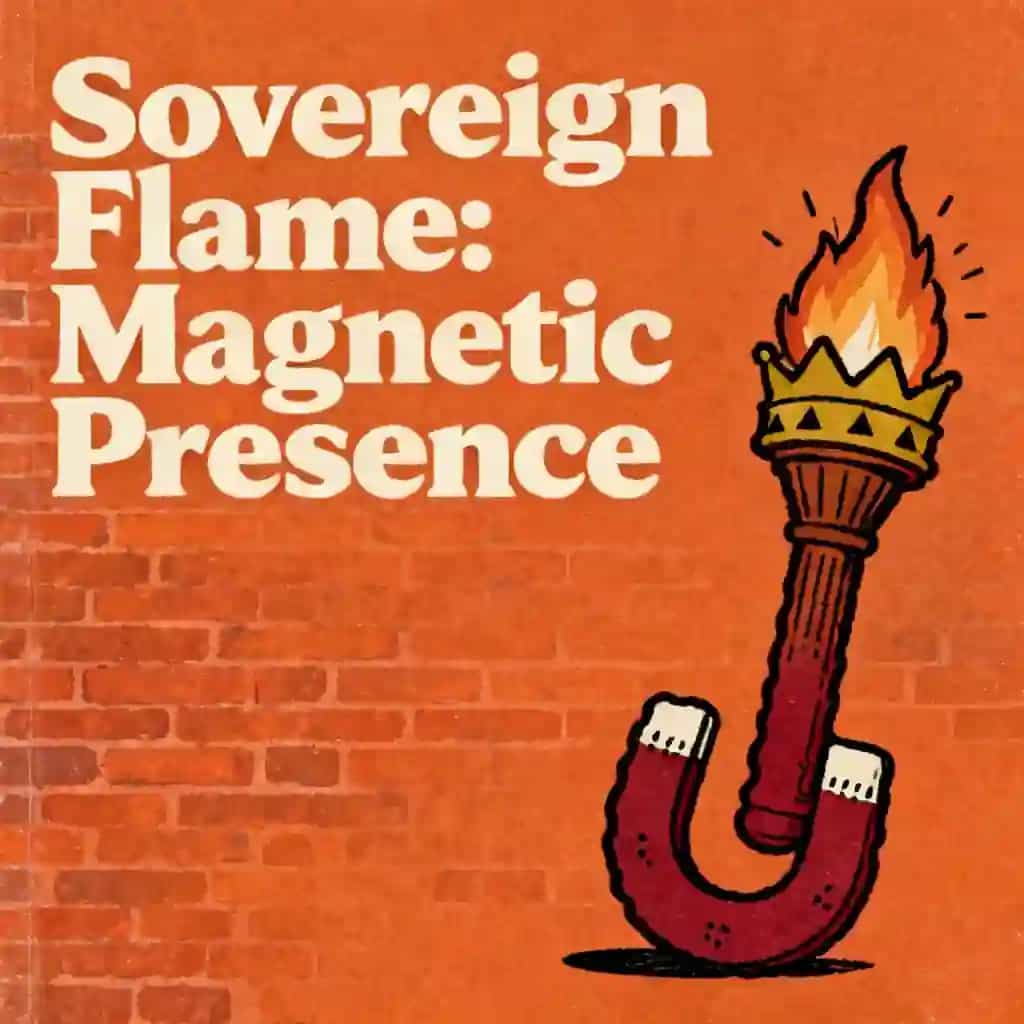 The Sovereign Flame: Mastering Magnetic Presence 책 표지