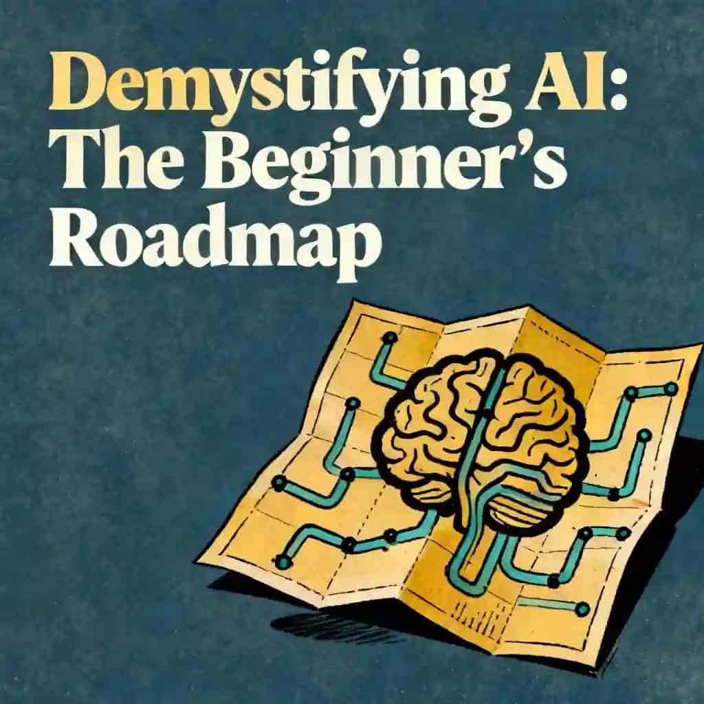Portada del libro Demystifying AI: A Beginner's Roadmap