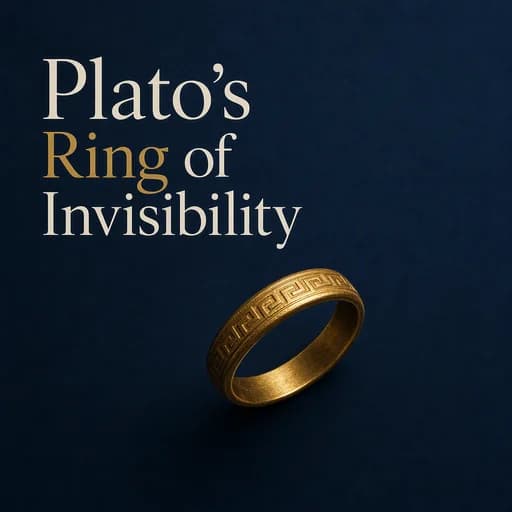 Plato’s Republic: The Ring of Gyges and Glaucon’s Challenge