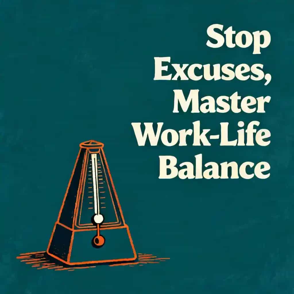Stop Making Excuses: Master Mindful Work-Life Balance 책 표지
