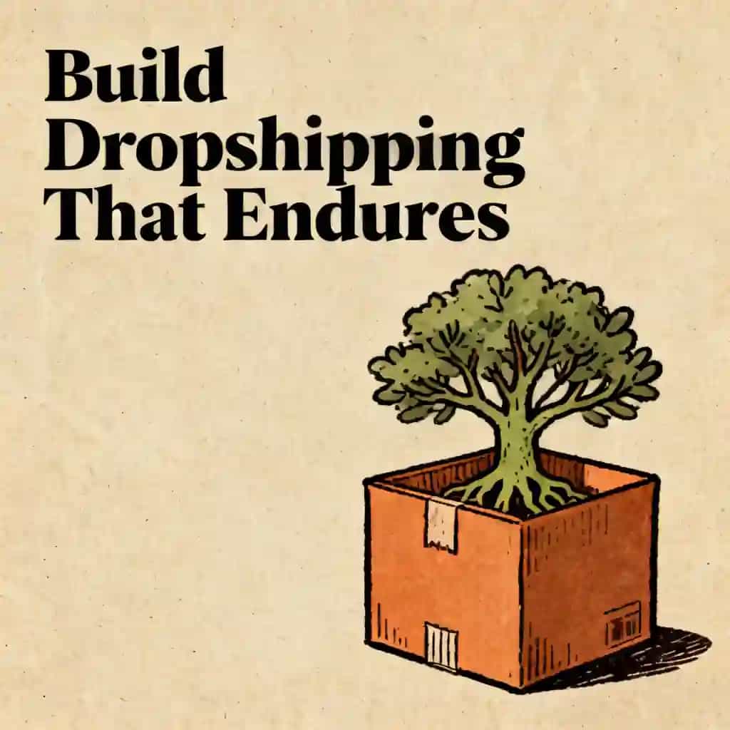 Обложка книги Start a dropshipping business that actually lasts