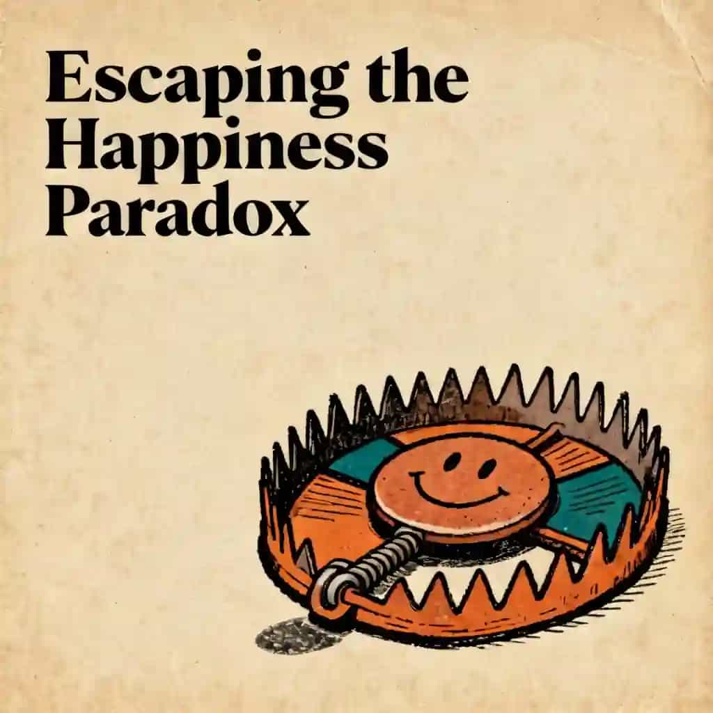 Buchcover von The Happiness Paradox Trap