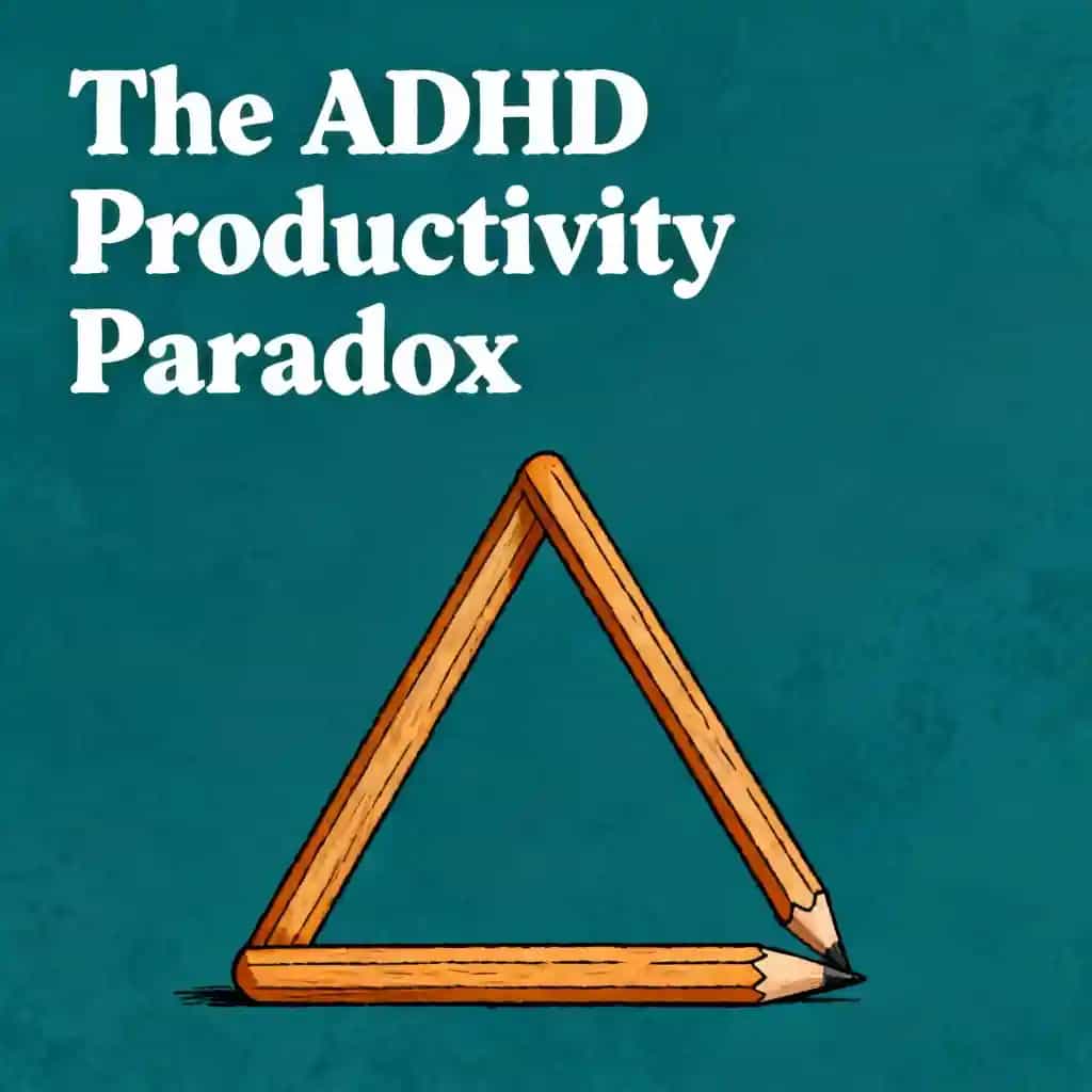 The ADHD Brain Meets the Productivity Paradox book cover