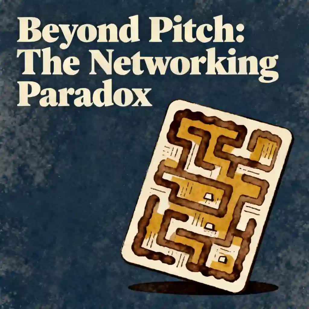 Capa do livro The Networking Paradox: Beyond the Pitch