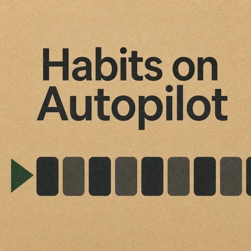 Building Better Habits: The Science of Autopilot and Behavior Change
