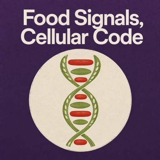 Food as Biological Code: How Nutrition Impacts Genes and Longevity