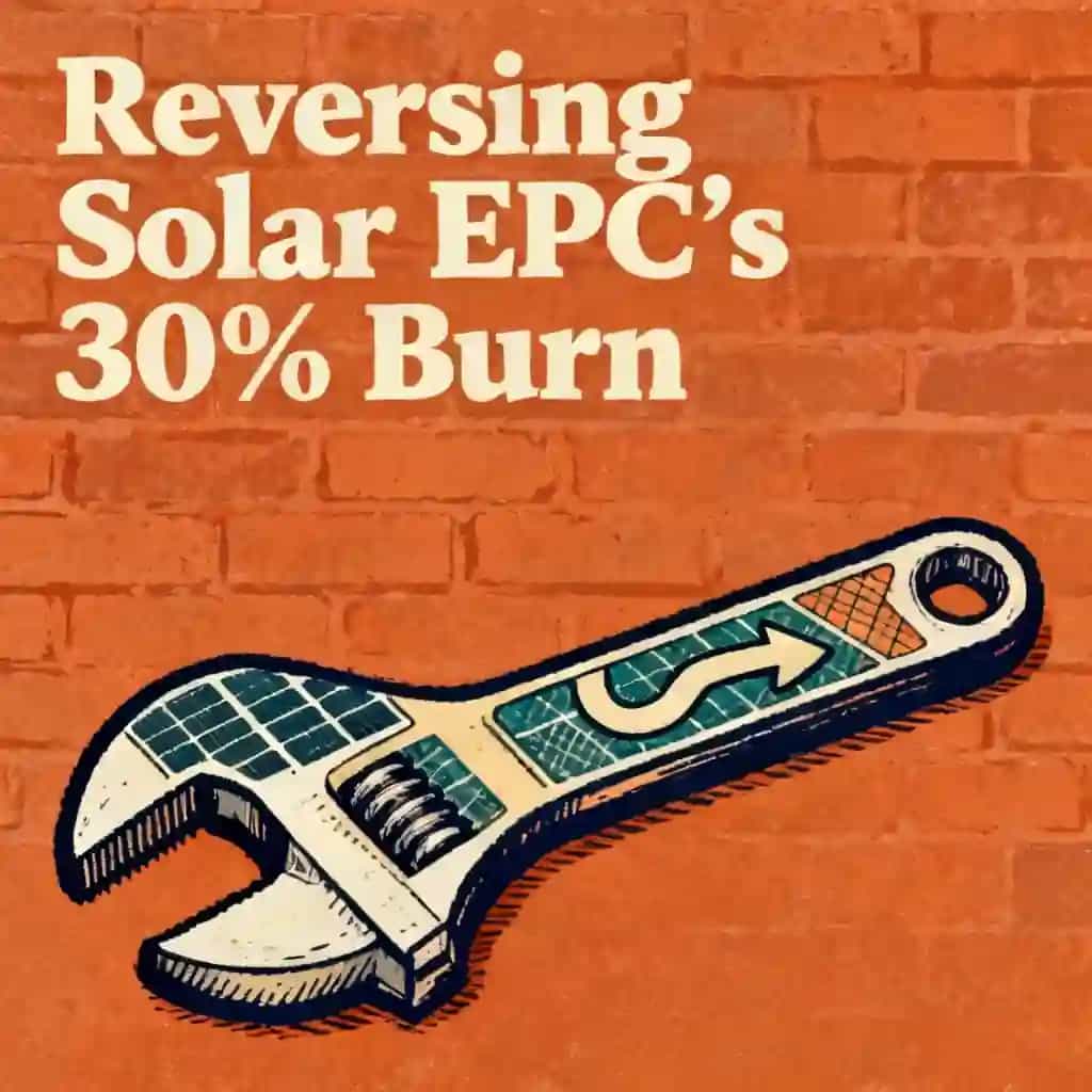 Solar EPC: Reversing the 30% Cash Burn book cover