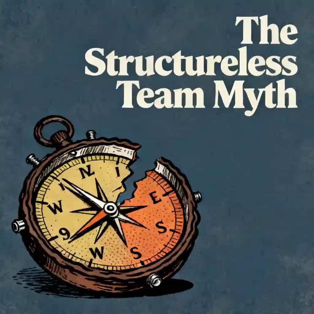 Buchcover von The Myth of Structureless Teams