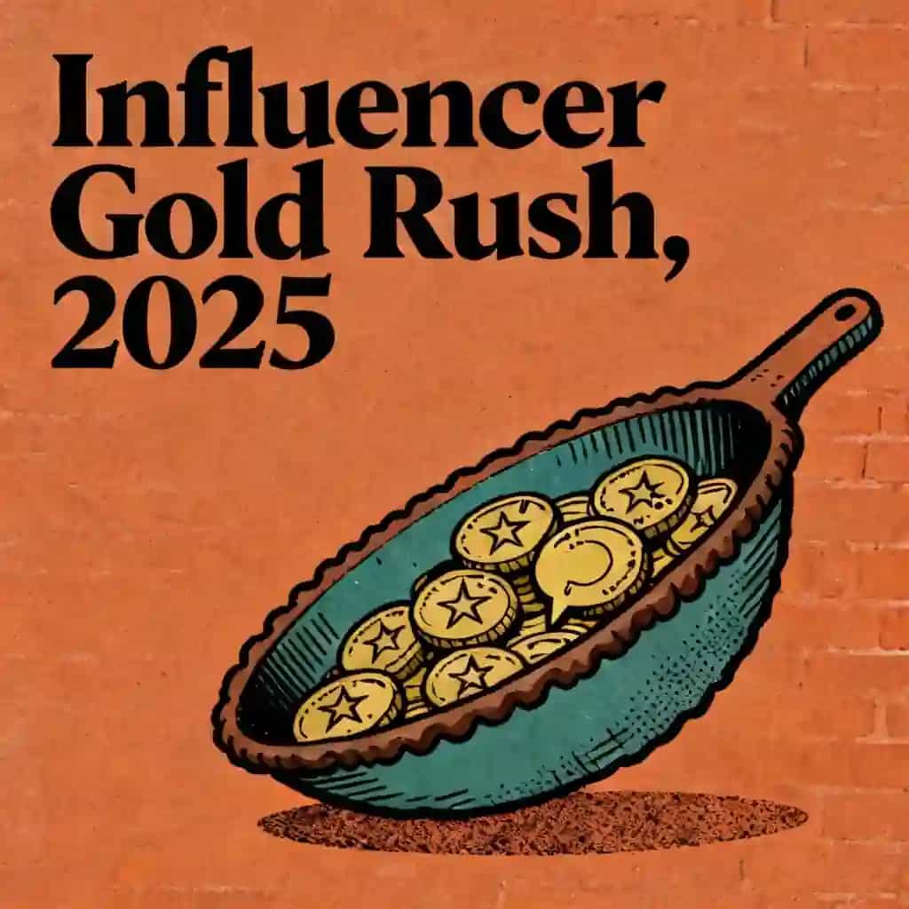 Couverture du livre Influencer Gold Rush 2025